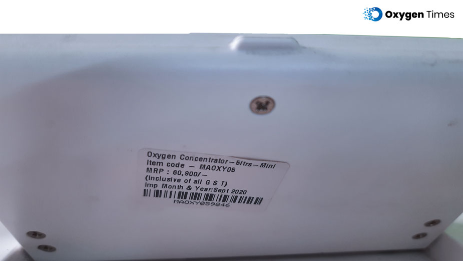 Oxymed Mini oxygen concentrator Price 