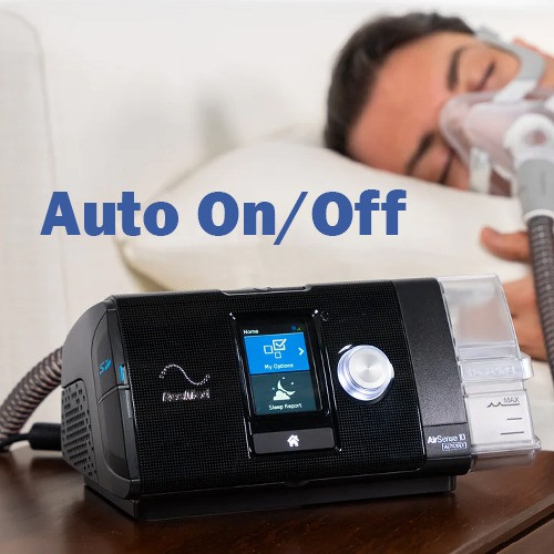 Resmed airsense auto on/off